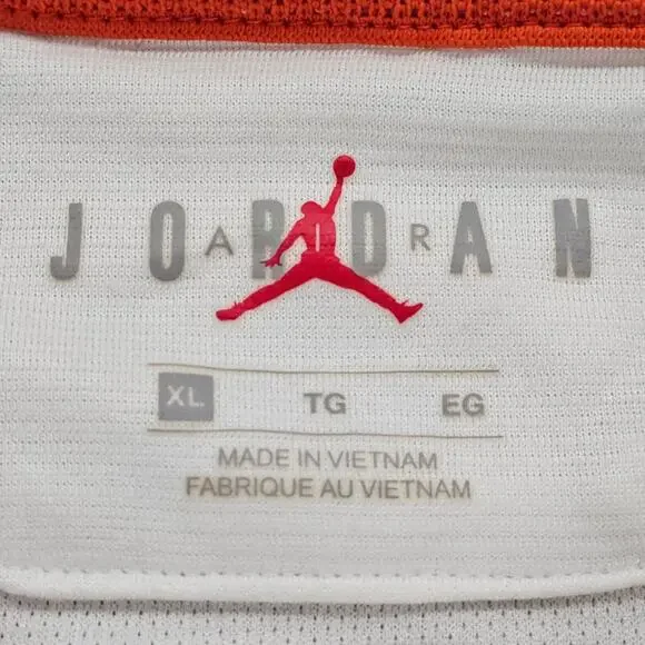 Florida Gators Air Jordan Polo Shirt Mens XL White Blue Football Golf Jumpman - Picture 10 of 16